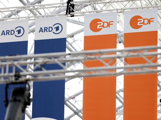 ARD und ZDF auf der Leipziger Buchmesse 2024 auf dem Messegelände. Leipzig, 22.03.2024