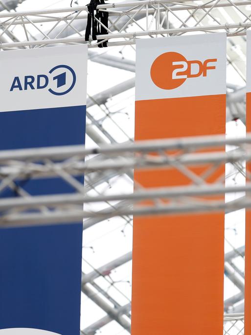 ARD und ZDF auf der Leipziger Buchmesse 2024 auf dem Messegelände. Leipzig, 22.03.2024