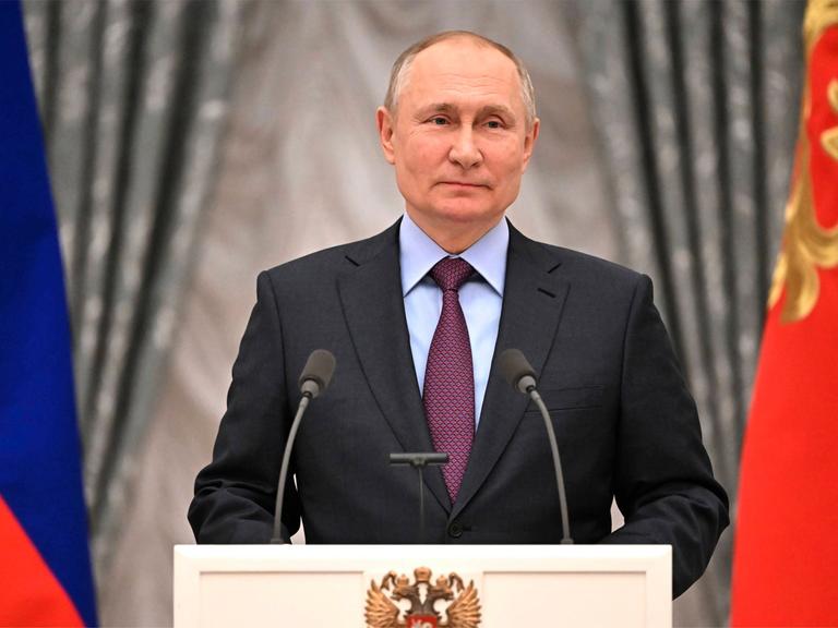Der russische Präsident Wladimir Putin im Porträt