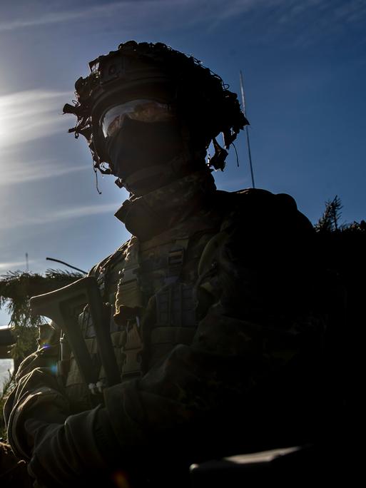Deutsche Soldaten 2022 bei einer Übung in Litauen.
