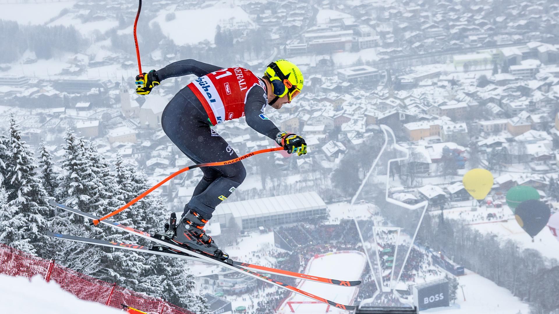 Der italienische Skirennläufer Christof Innerhofer Der italienische Skirennläufer Christof Innerhofer