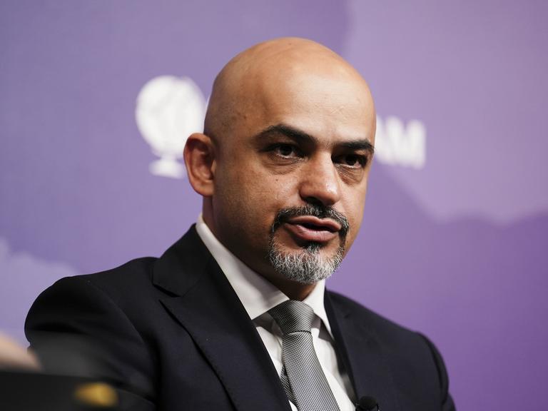 Mustafa Nayyem, ehemaliger Leiter der staatlichen Wiederaufbauagentur der Ukraine und Mitbegründer der Maidan-Protestbewegung