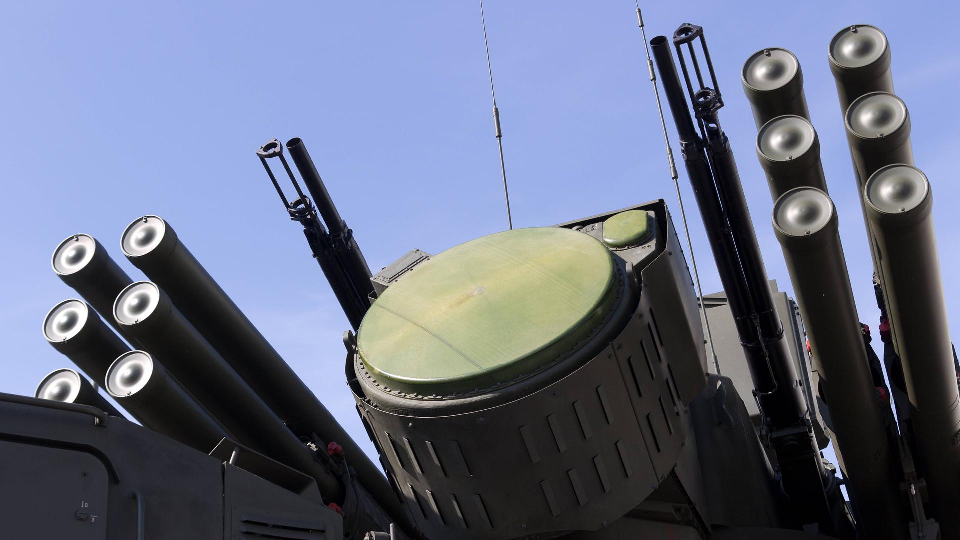 Panzir-S1 oder SA-22 Greyhound, Kurzstrecken-Luftabwehrraketen- und Flak-System Panzir-S1 oder SA-22 Greyhound, Kurzstrecken-Luftabwehrraketen- und Flak-System