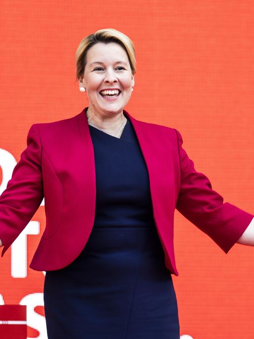 Franziska Giffey (SPD) wird heute zur Bürgermeisterin von Berlin gewählt