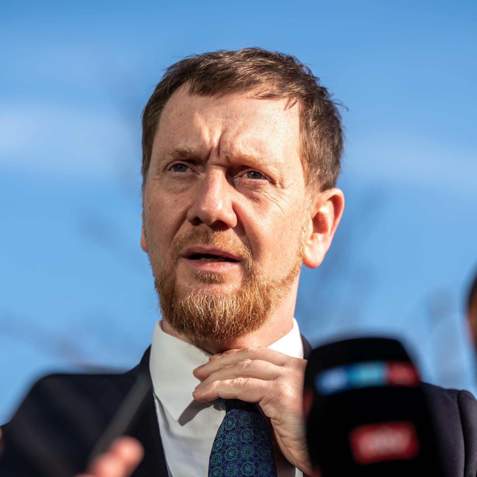 Leipzig - Kretschmer bleibt CDU-Chef in Sachsen