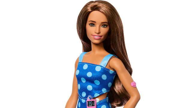 Die neue Barbie-Puppe mit Diabetes.