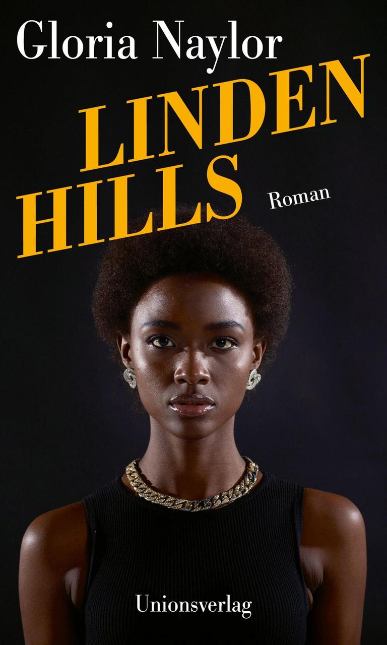 Das Cover von Gloria Naylors Roman "Linden Hills", darauf eine junge Frau, die direkt nach vorn blickt.