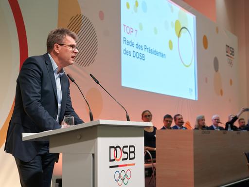 DOSB-Präsident Thomas Weikert ist nicht einverstanden mit dem Entwurf des BMI für das neue Sportfördergesetz.
