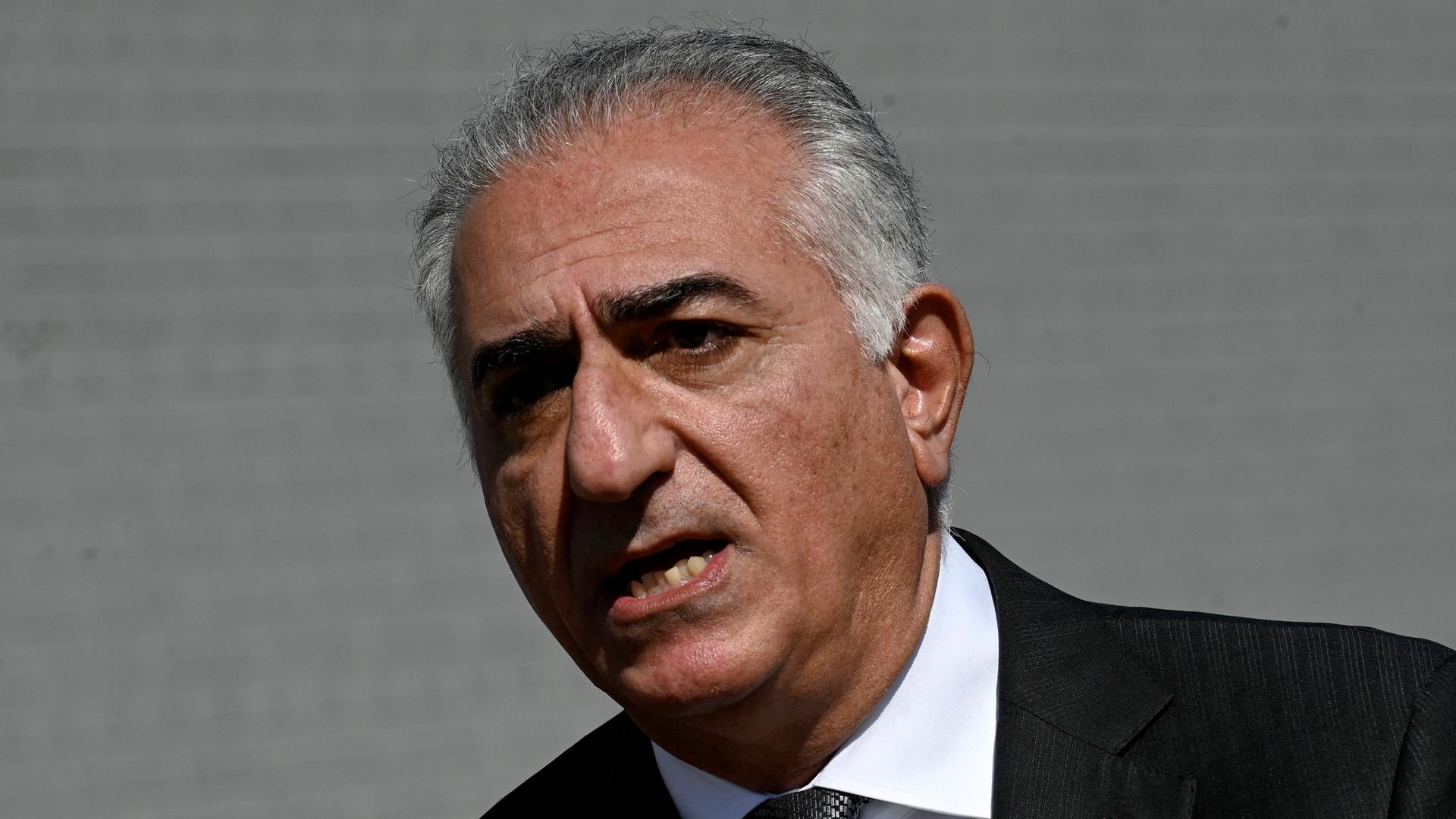 Das Foto zeigt Reza Pahlavi, Sohn des letzten iranischen Schahs.