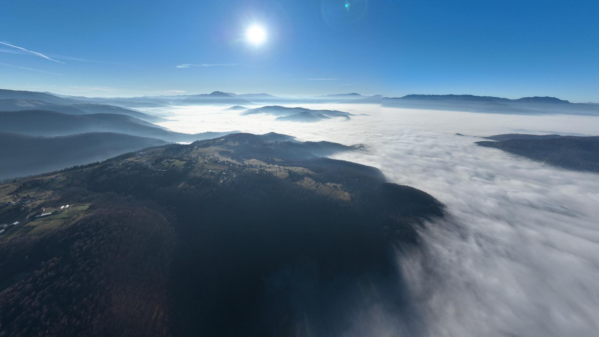 Berglandschaft in Bosnien-Herzegowina