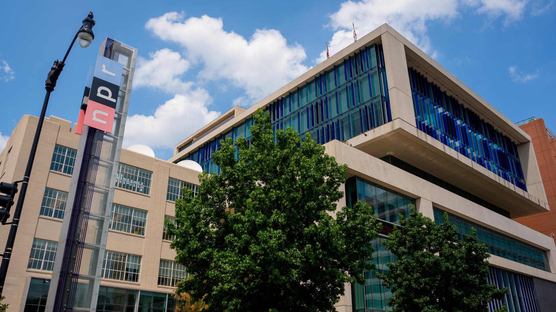 Außenansicht des Hauptsitzes von National Public Radio (NPR) in Washington
