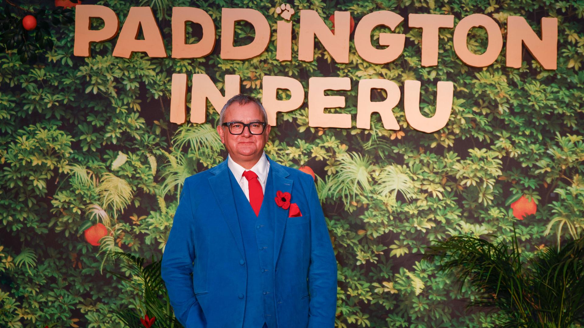 Der britische Schauspieler Hugh Bonneville nimmt an der Weltpremiere von „Paddington in Peru“ im Odeon Luxe am Leicester Square in London teil. Der britische Schauspieler Hugh Bonneville nimmt an der Weltpremiere von „Paddington in Peru“ im Odeon Luxe am Leicester Square in London teil.