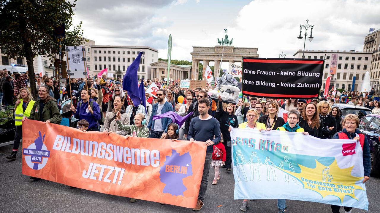 Bildungsprotesttag Bundesweite Demonstrationen F R Bessere Schulen Und Kitas