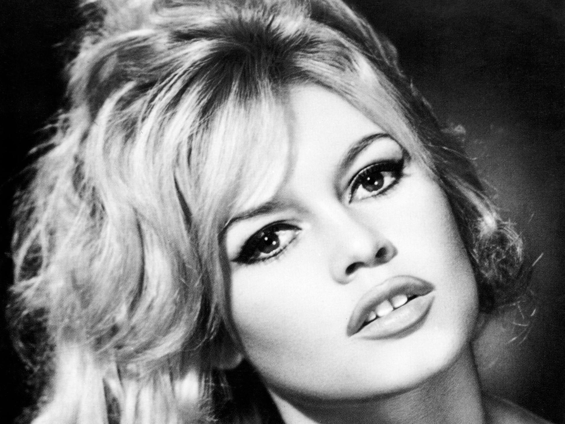 Die französische Schauspielerin Brigitte Bardot 