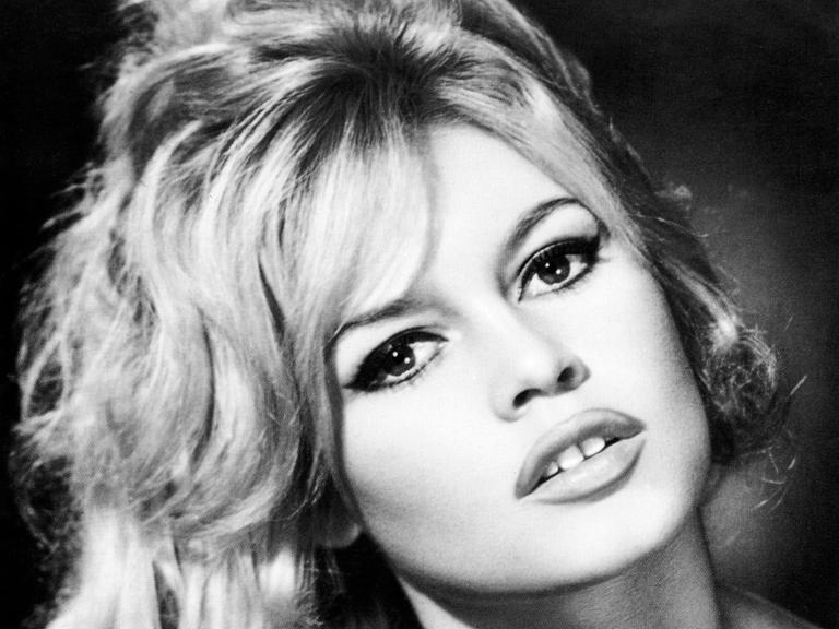 Die französische Schauspielerin Brigitte Bardot 