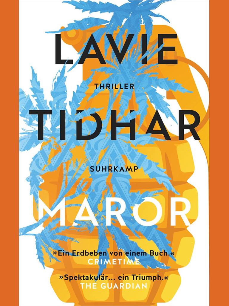 Zu sehen ist das Buchcover des Romans "Maror" von Lavie Thidar.