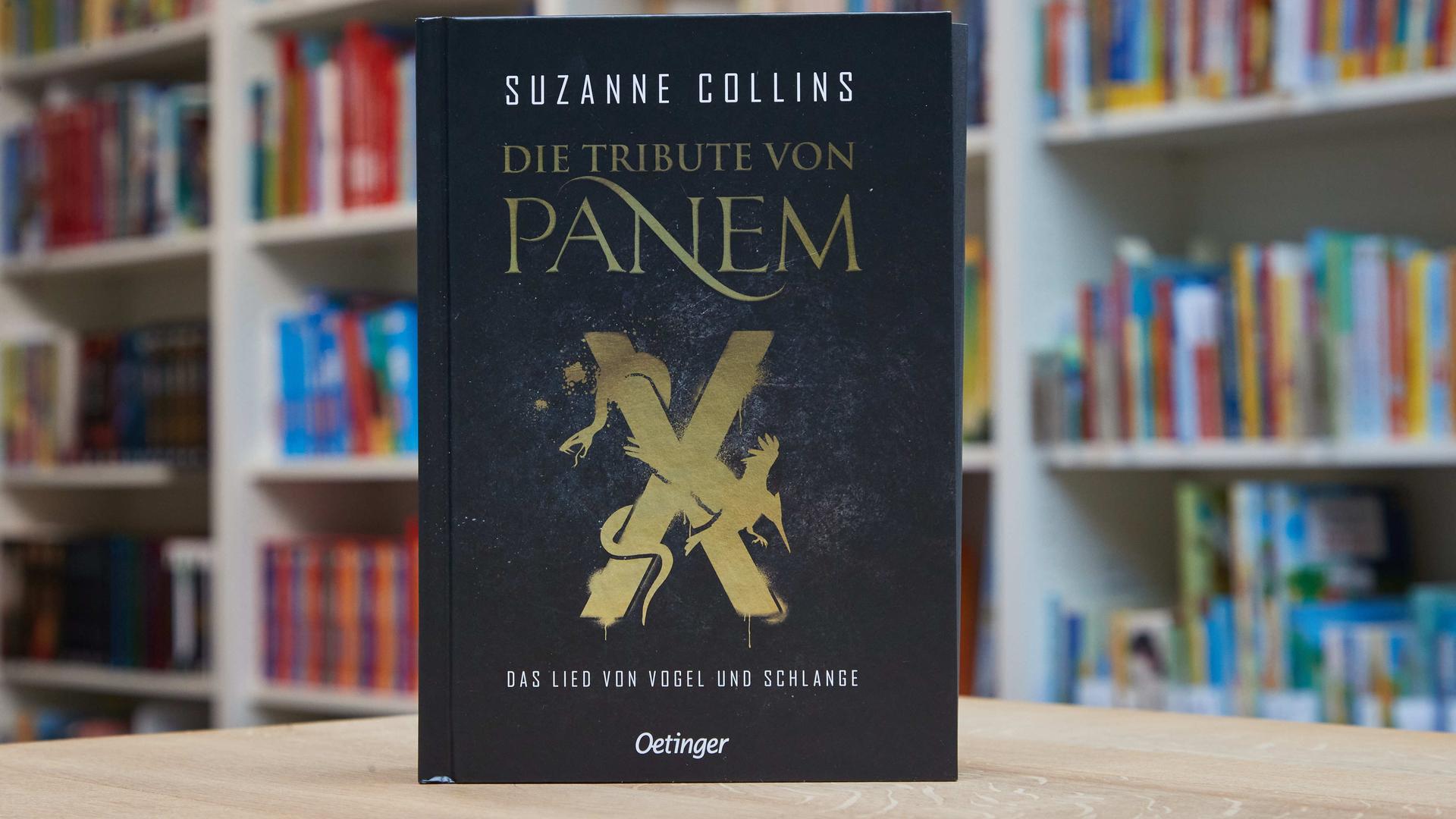Das Buch "Die Tribute von Panem" von Suzanne Collins.
