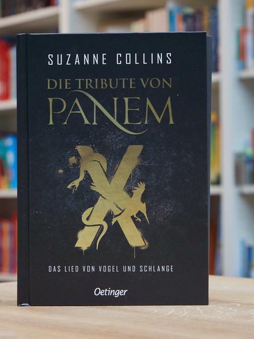 Das Buch "Die Tribute von Panem" von Suzanne Collins.