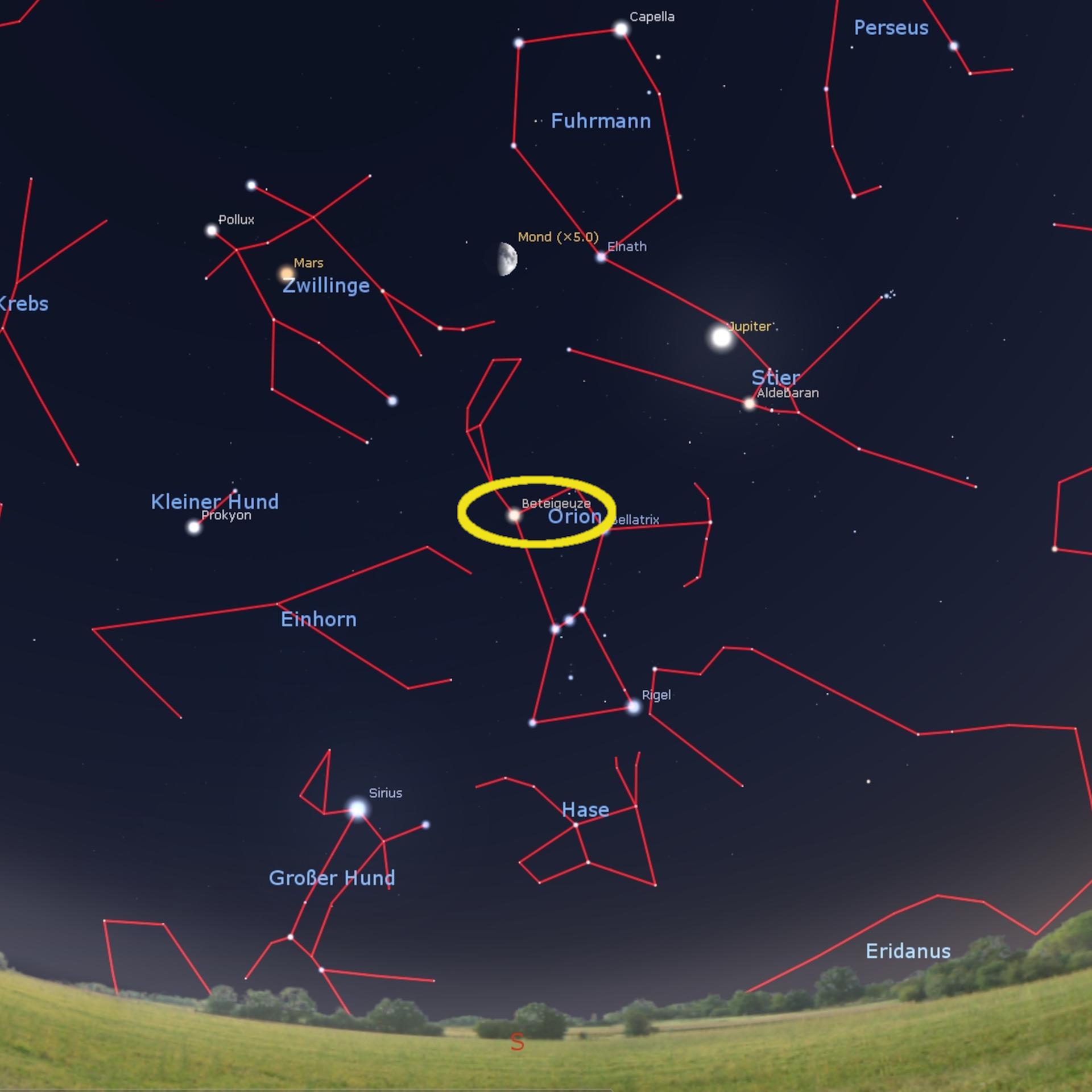 Supernova - Wann explodiert Beteigeuze?