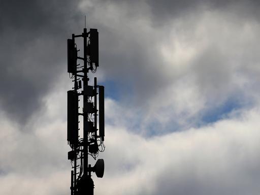 Mobile phone mast in the country