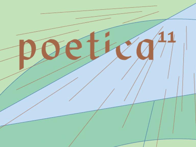 Logo der "poetica11", Festival für Weltliteratur vom 26.–31.1.2026 in Köln.