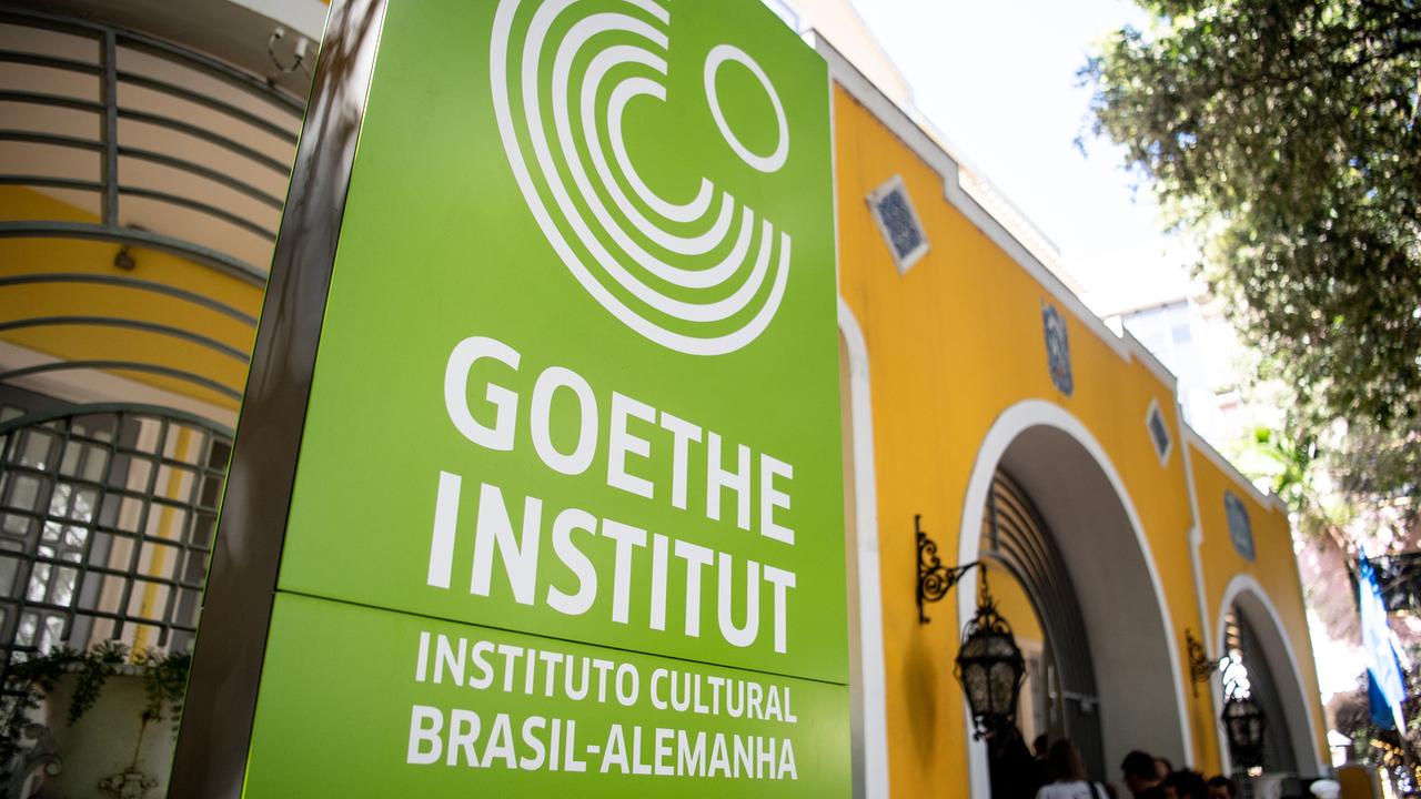 Der Eingang des Goethe-Instituts von Salvador-Bahia in Brasilien.