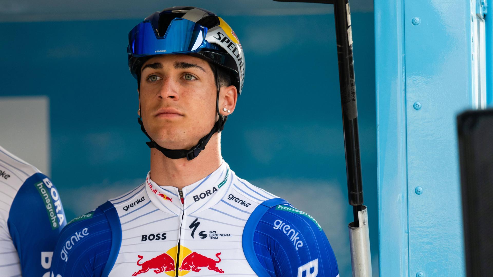 Der italienische Radprofi Alessio Magagnotti vom deutschen Team Red-Bull-BORA-hansgrohe Der italienische Radprofi Alessio Magagnotti vom deutschen Team Red-Bull-BORA-hansgrohe