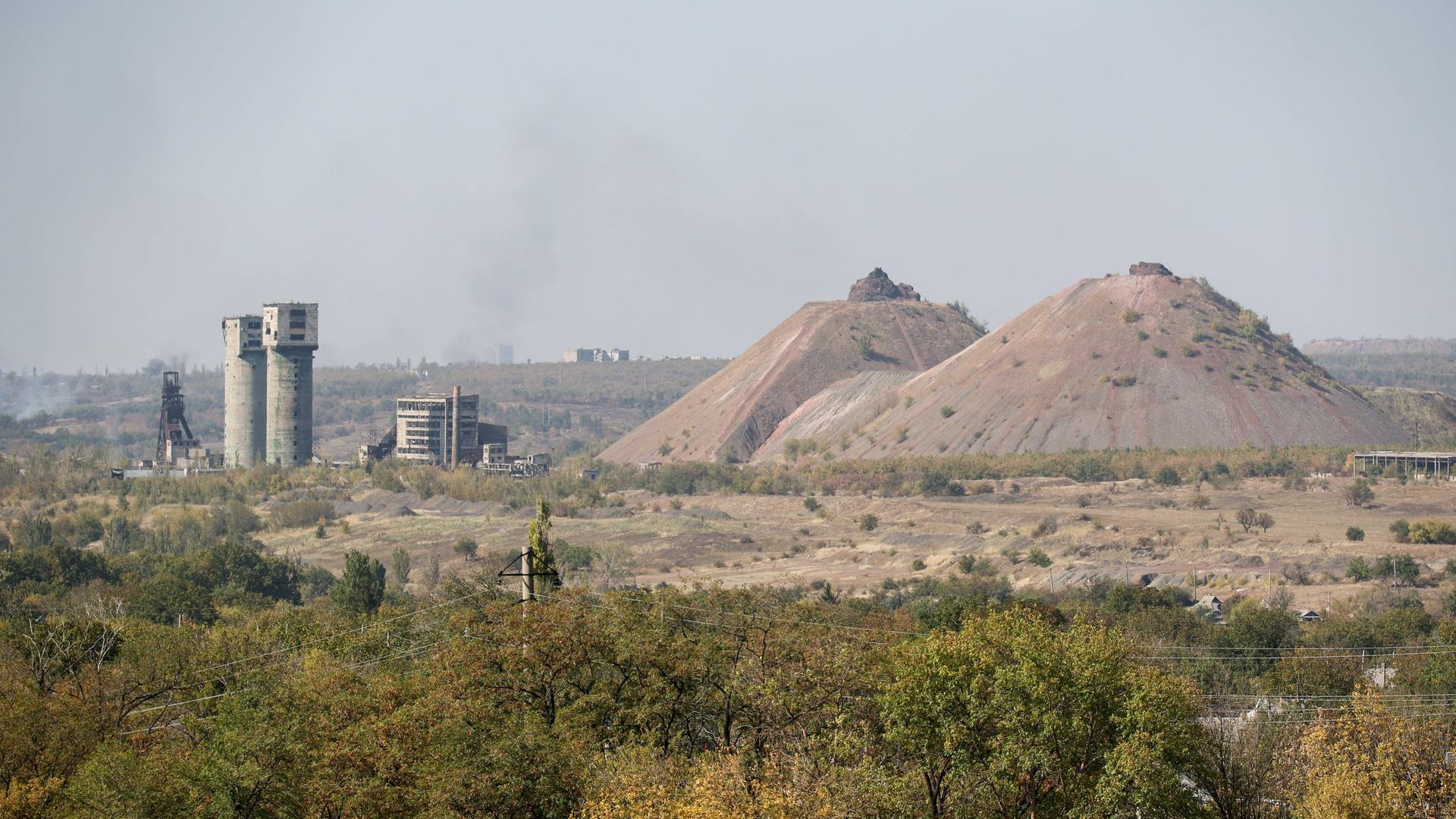 Kohlemine in Horliwka in der ukrainischen Region Donezk. 