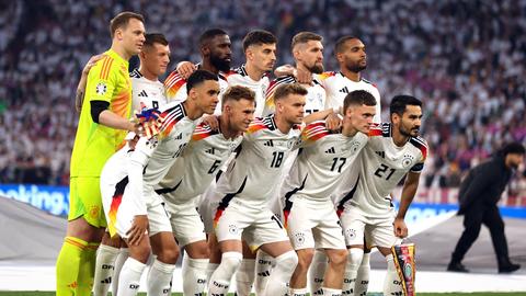 Deutsches Mannschaftsfoto bei der Fußball-EM 2024 
