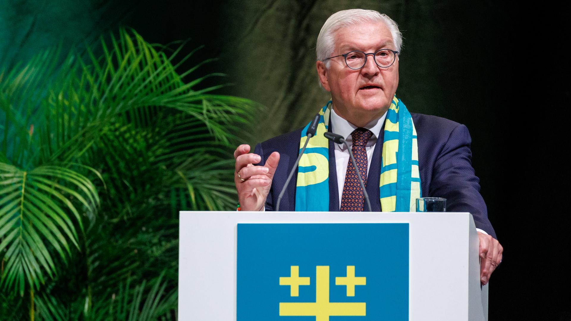 Evangelischer Kirchentag - Bundespräsident Steinmeier ruft zum Einsatz für die Demokratie auf