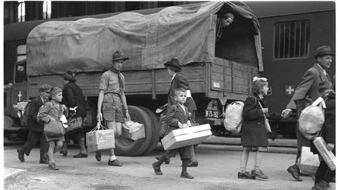 Rückkehr von Kindern aus der Schweiz nach Wien im Jahr 1945, Schweizer Kinderhilfe