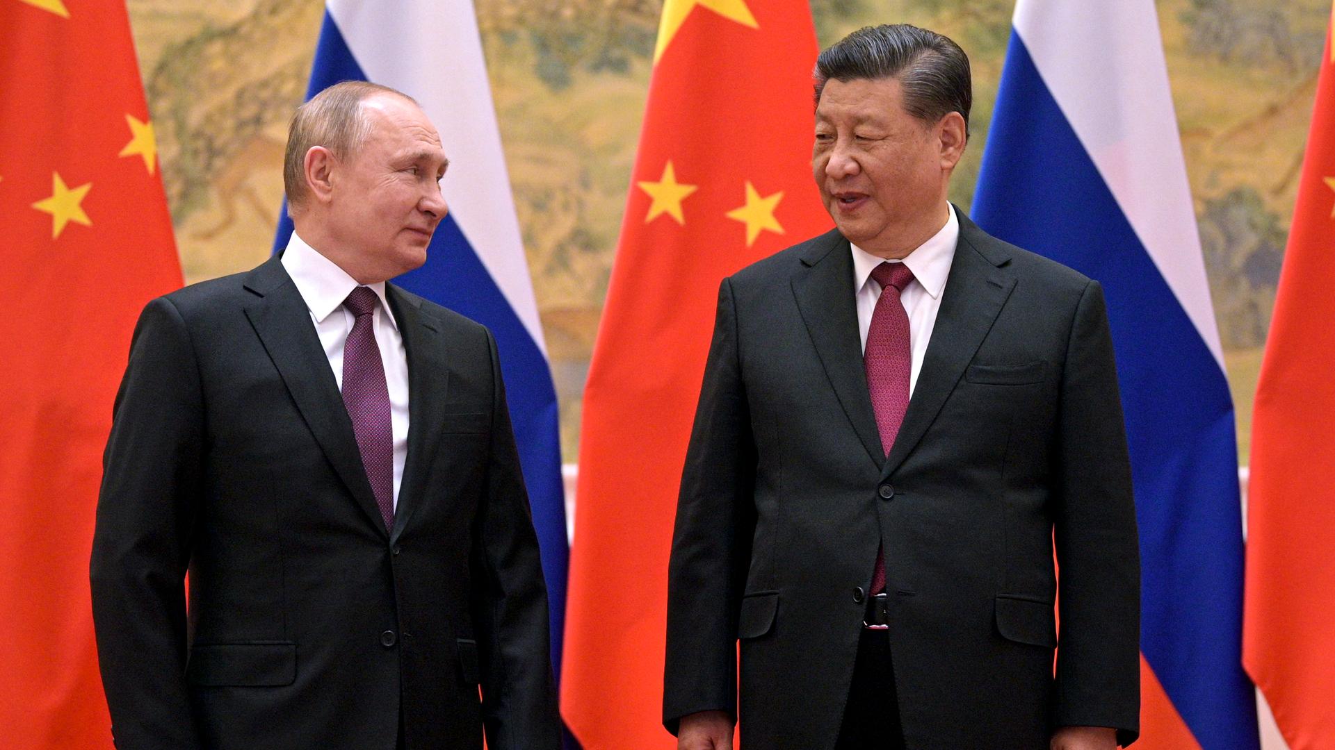 Russlands Staatschef Wladimir Putin besuchte den chinesischen Präsidenten Xi Jinping erst Anfang Februar zum Beginn  der Olympischen Winterspiele. 