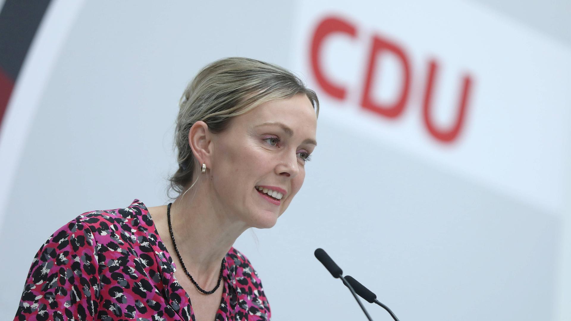 Manja Schreiner (CDU) ist Senatorin für Umwelt, Verkehr und Klimaschutz des Landes Berlin.