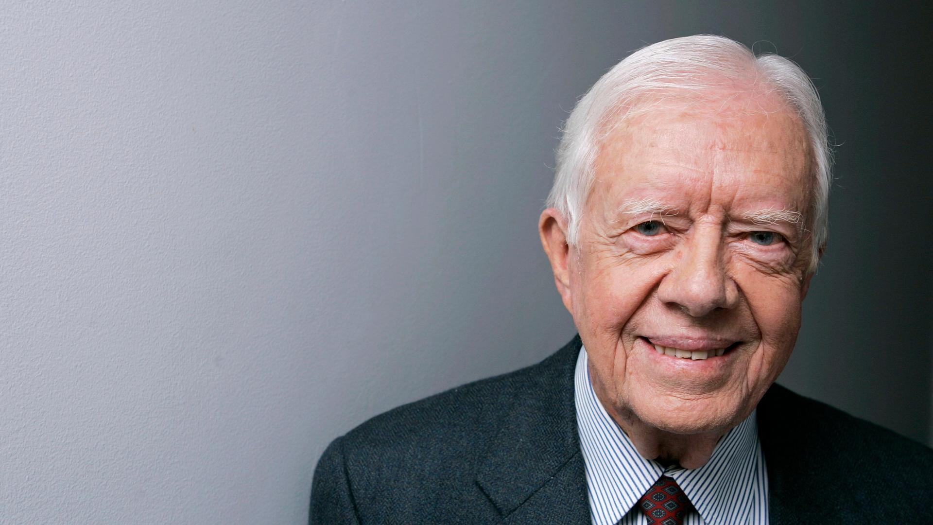  Der ehemalige US-Präsident Jimmy Carter posiert für ein Porträt im Jahr 2007