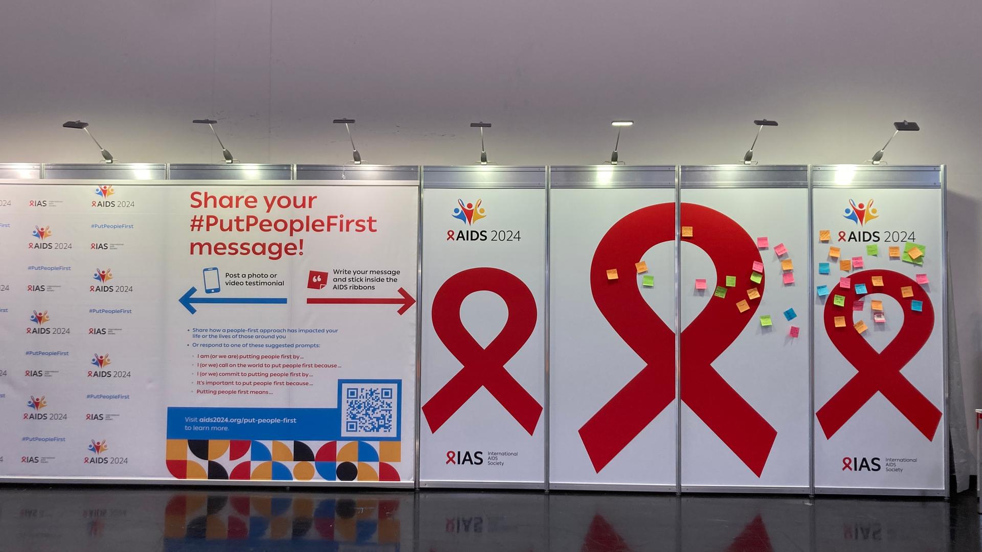 Das Global Village als Raum für Aktivisten und Organisationen am Rand der Welt-Aids Konferenz.