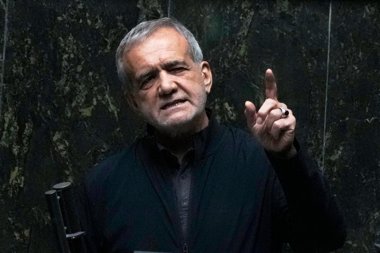 Der iranische Präsident Massud Peseschkian 