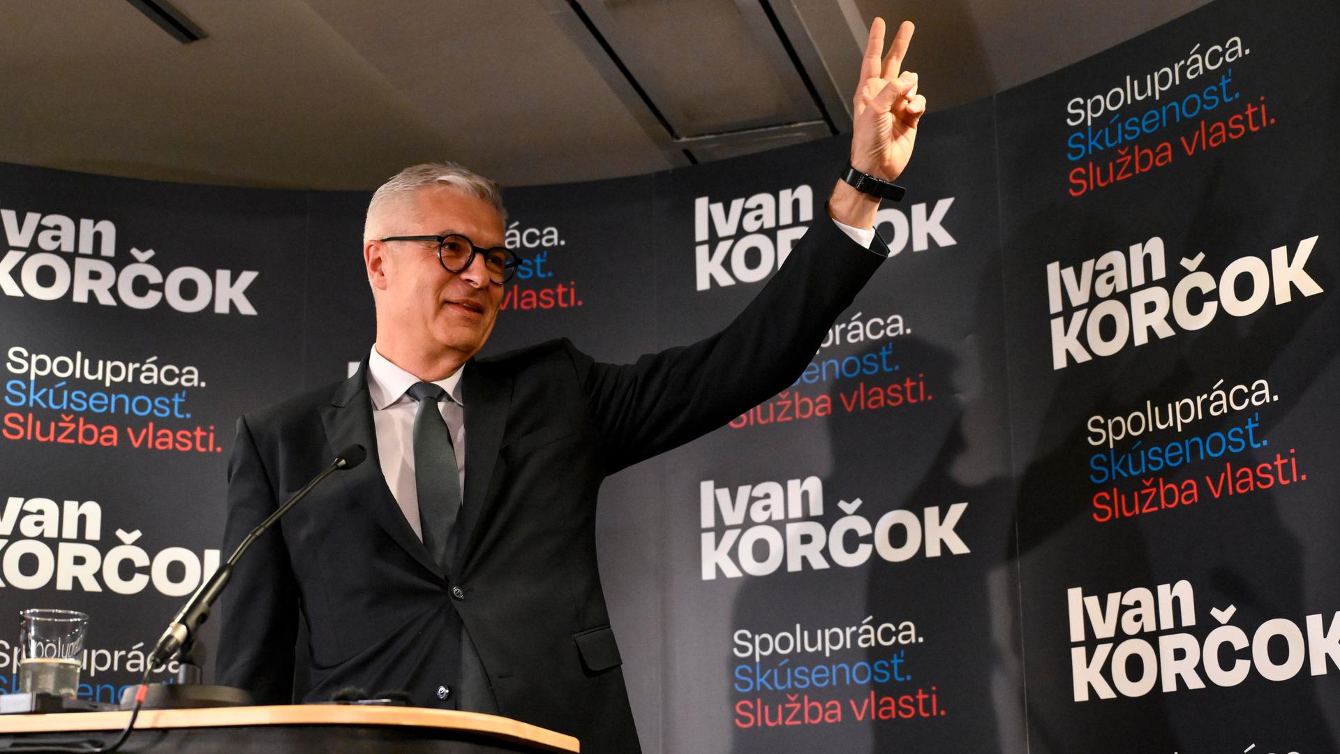 Ivan Korcok, parteiloser Bewerber um das Präsidentenamt in der Slowakei