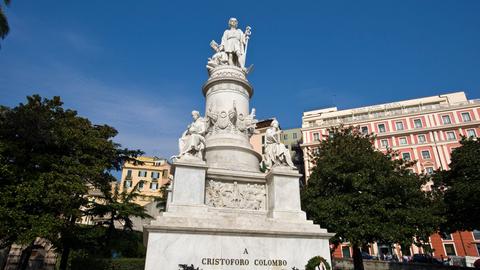 Denkmal für Christopher Kolumbus in Genua.