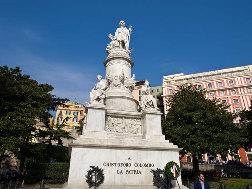 Denkmal für Christopher Kolumbus in Genua.
