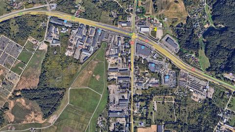 Ein Google-Earth-Bild zeigt den Flughafen der litauischen Hauptstadt Vilnius im Stadtteil Liepkalnis