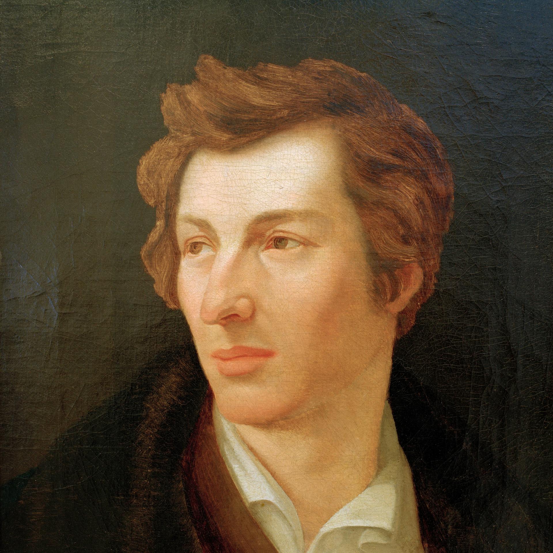 Ein Porträt des Dichters Heinrich Heine des Malers Gottlieb Gassen von 1828