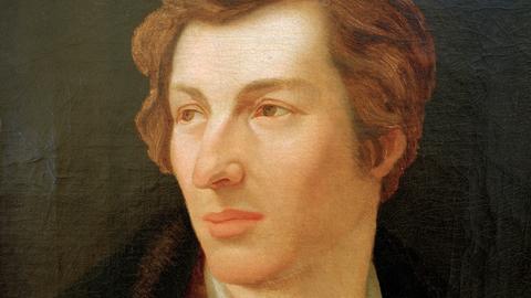 Ein Porträt des Dichters Heinrich Heine des Malers Gottlieb Gassen von 1828