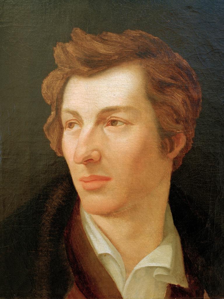 Ein Porträt des Dichters Heinrich Heine des Malers Gottlieb Gassen von 1828