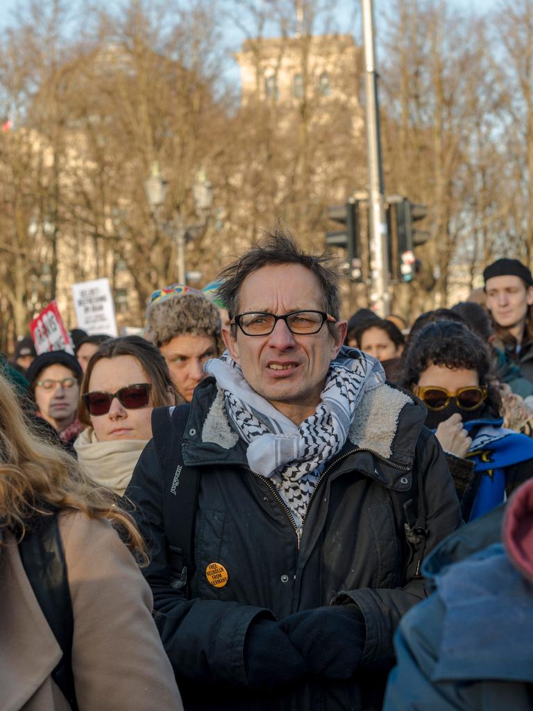 Demonstranten gegen das Regime in Iran in Berlin 