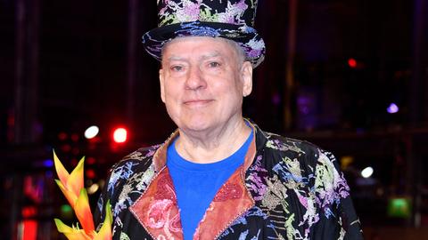 Rosa von Praunheim bei der Festivaleröffnung der Berlinale 2023.