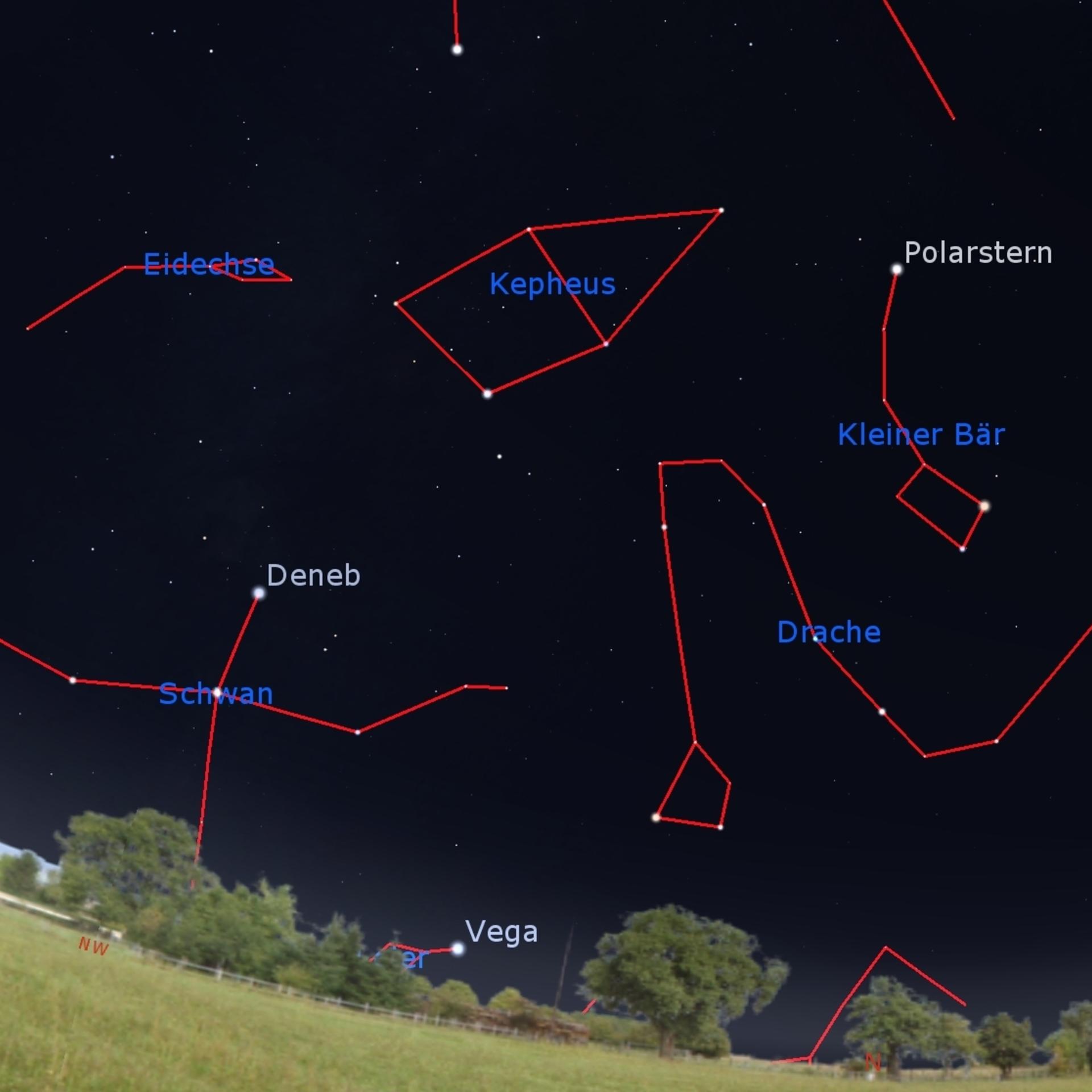 Sternbild Kepheus - Das himmlische Haus vom Nikolaus
