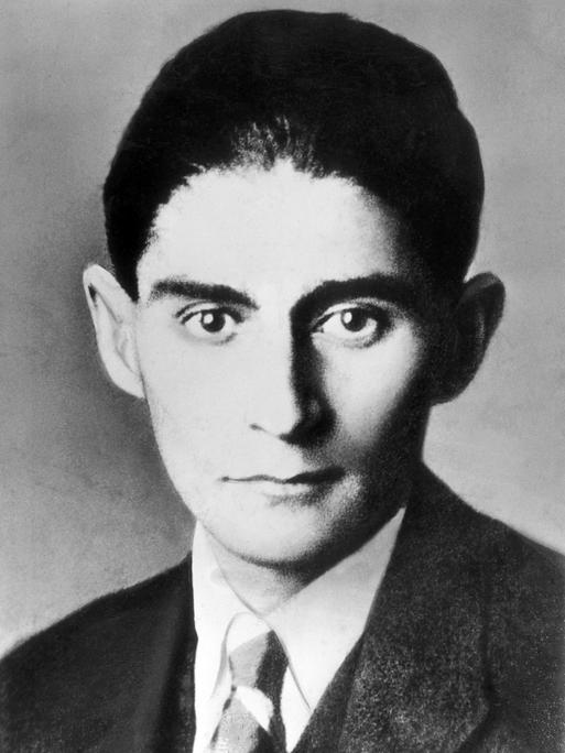 Historisches Porträt des jungen Schriftstellers Franz Kafka (1883 - 1924) 