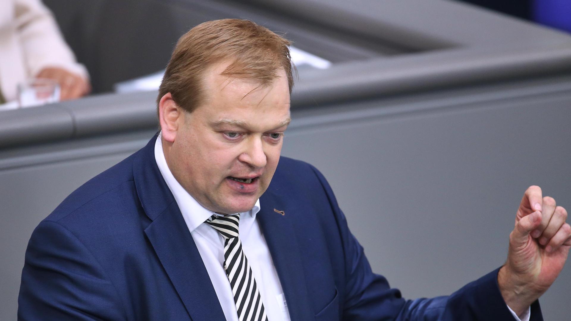 Albert Stegemann, CDU, spricht im Bundestag