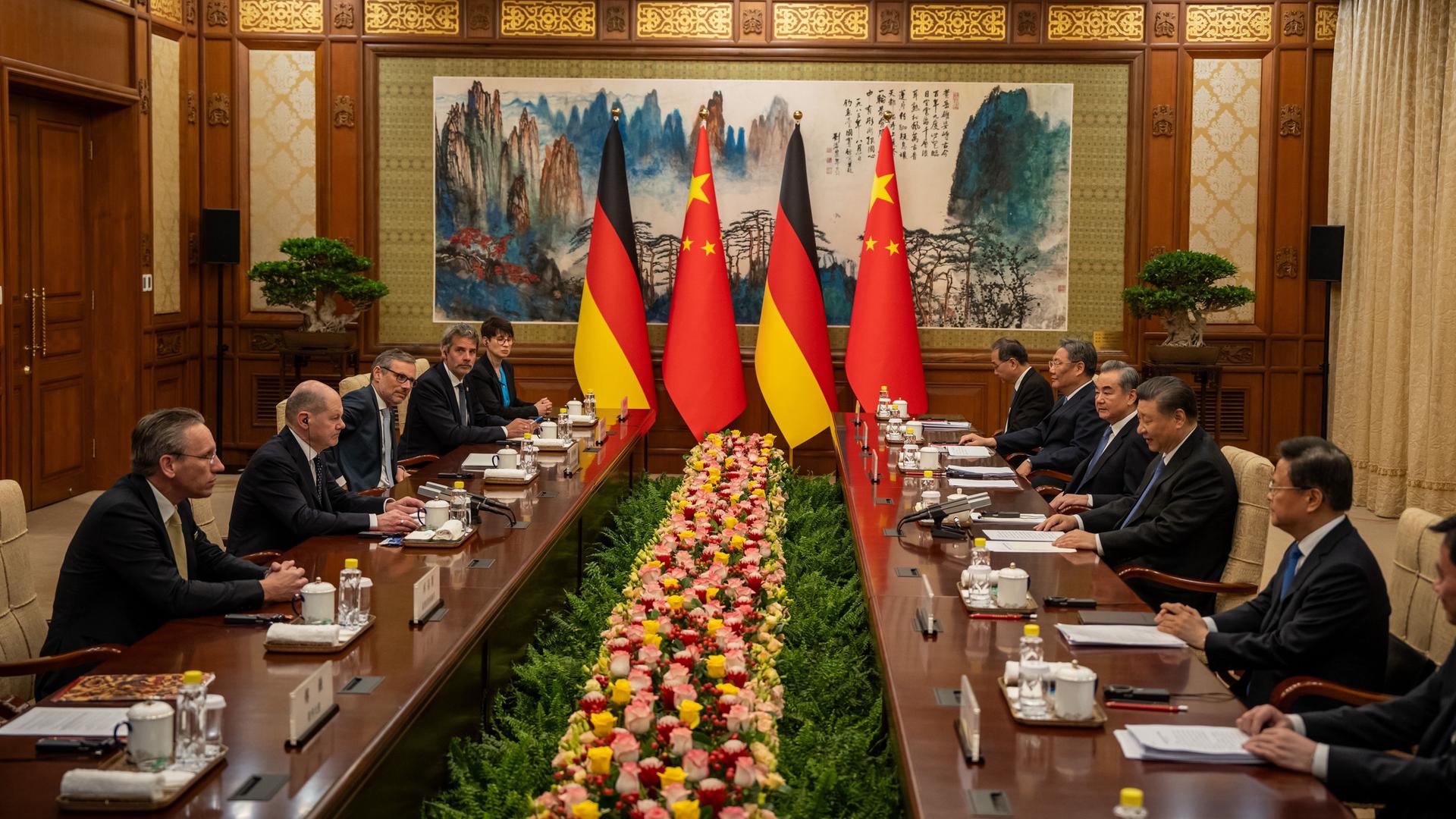China - Präsident Xi setzt auf enge Kooperation mit Deutschland
