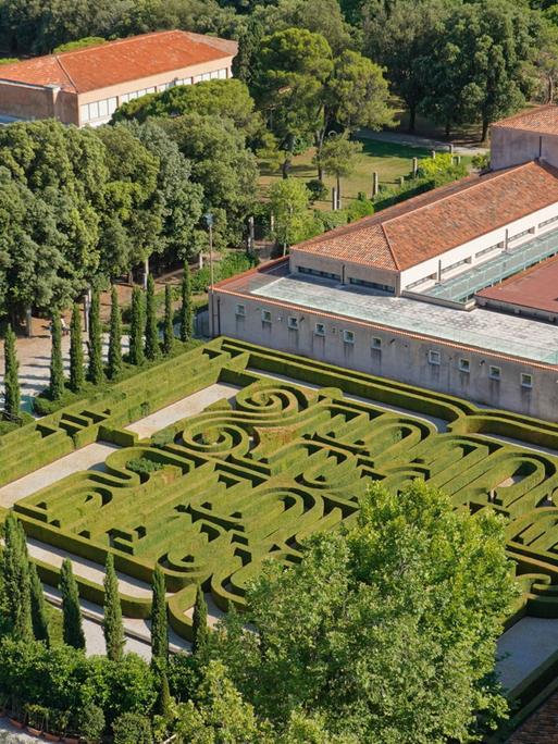 Irrgarten auf der Insel San Giorgio Maggiore in Venedig.